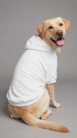 Pet hoodie in solid color — cozy fit