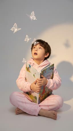 Kids printed hoodie set